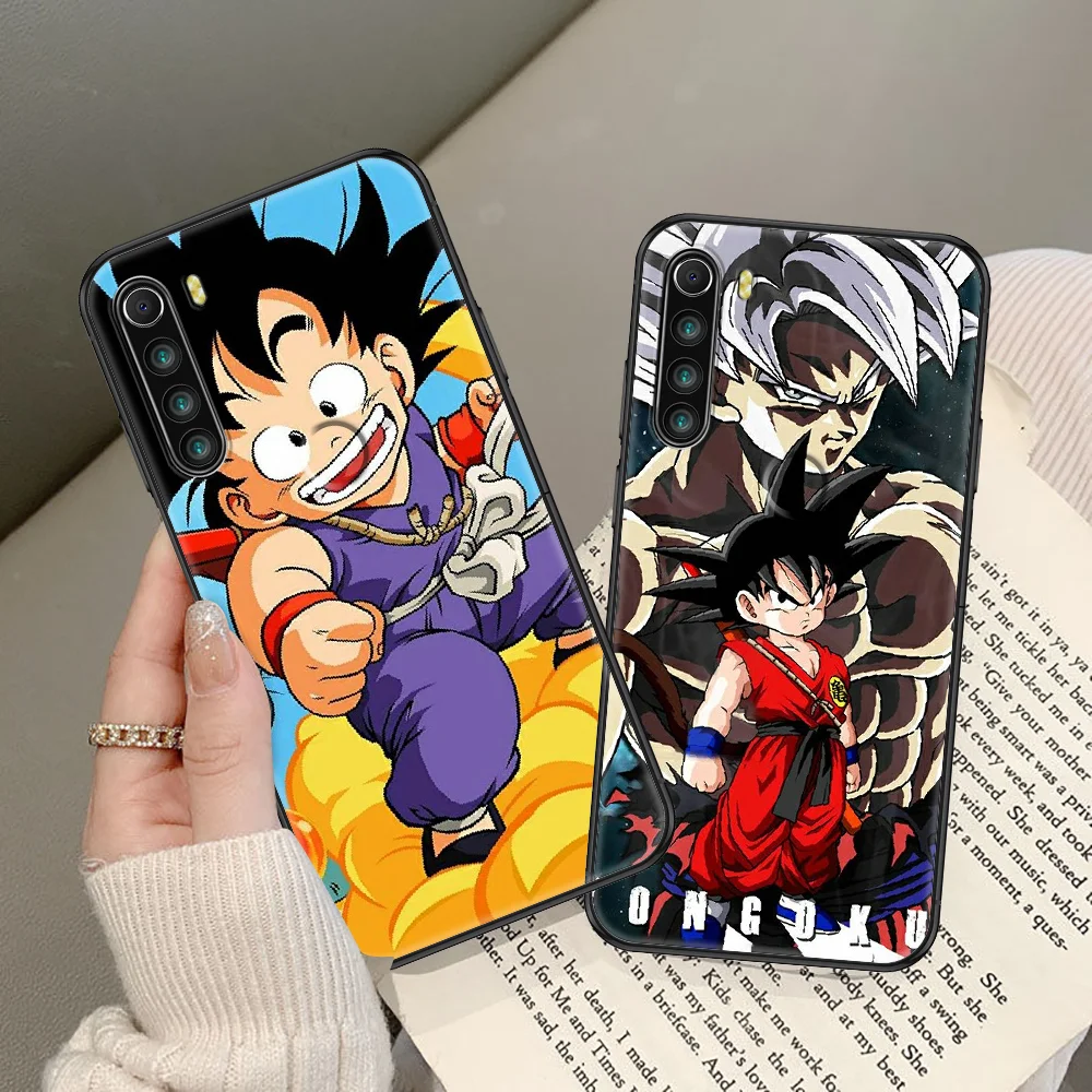 

Bandai Anime Son Goku Dragon Ball Phone case For Xiaomi Redmi Note 7 7A 8 8T 9 9A 9S 10 K30 Pro Ultra black silicone cover trend