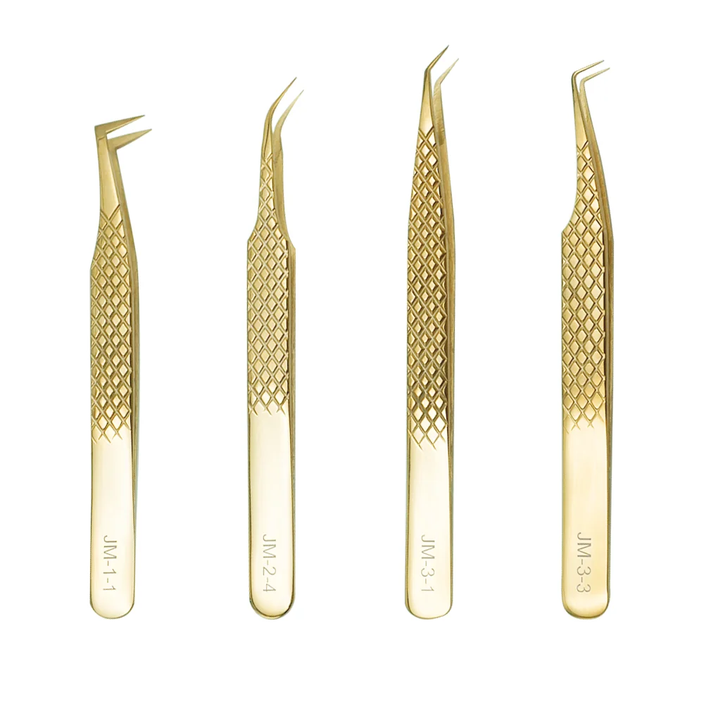 

Professional Makeup Tools Eyelash Tweezers Volume Lash Stainless Steel Anti-Static Eyebrow Tweezer For Fake Eyelashes Extension