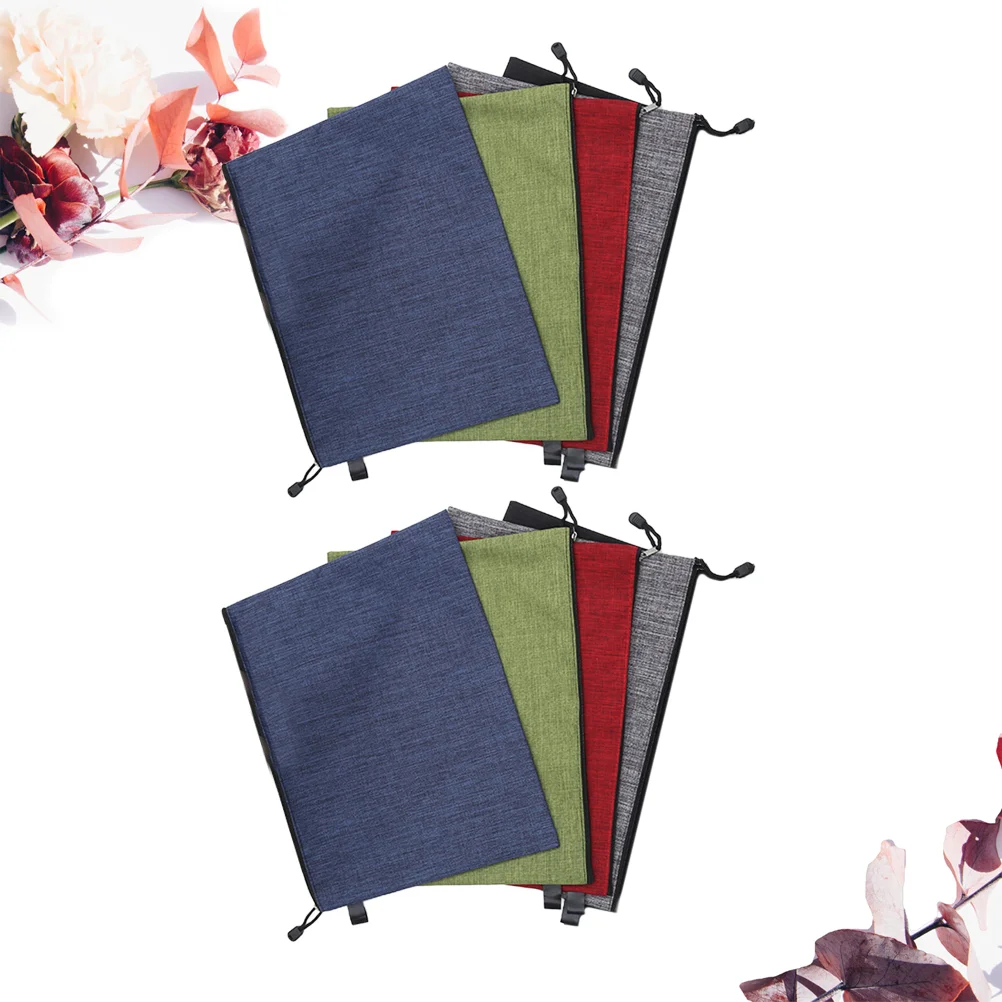 

8 PCS Waterproof Bag Document Organizer B4 File Folder Travel Portable