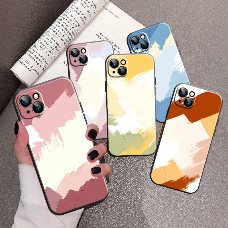 

Simple Style Graffiti Phone Case For Apple iPhone 13 12 11 Pro 12 13 Mini X XR XS Max SE 6 6s 7 8 Plus Funda Soft