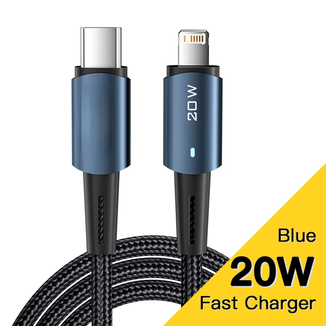 

Hot Sales For IPhone 11 12 13 pro Max XS 20W Fast Charging Cable Type C To Lighting Date Wire For iPad Macbook USB C Cable