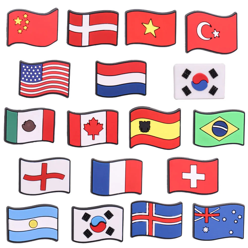 Милая мультяшная Подвеска для обуви из ПВХ микс 50 шт. кавайные государственные