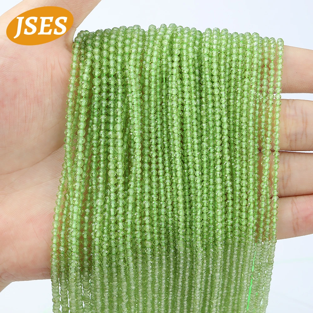 A++ натуральный перидот без черных точек граненые бусины для изготовления