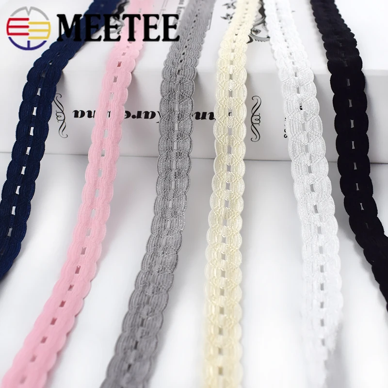 20/42M 15mm Mesh Spandex Elastic Band Baby Hair Decorative Stretching Buttons Tabs Loop Trim Tiny Ribbbon Strap Belt Accessories | Дом и сад
