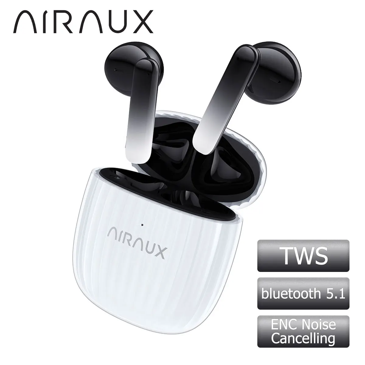 

AirAux AA-UM13 TWS bluetooth V5.1 Earphones Wireless Headphones HiFi Stereo Earbuds Waterproof Headset Support Voice Assistant