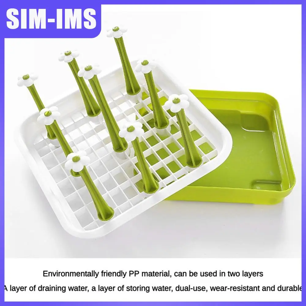 

Sturdy And Durable Dust Proof Glass Cup Drain Can Prevent Water Stains On The Countertop Removable Kitchen Supplies Drying Rack