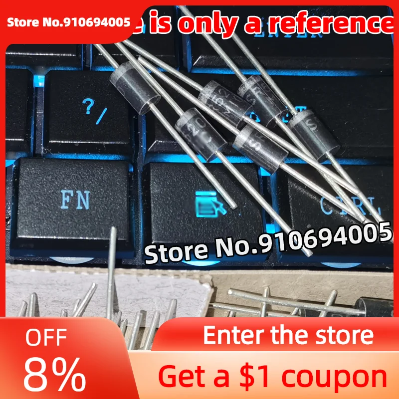 20 шт MBR5200 SR520 SB5200 SR5200 выпрямительный диод Шоттки 5A 200V прямой штекер