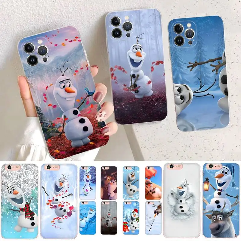 

Disney Frozen Phone Case For iPhone 14 11 12 13 Mini Pro XS Max Cover 6 7 8 Plus X XR SE 2020 Funda Shell