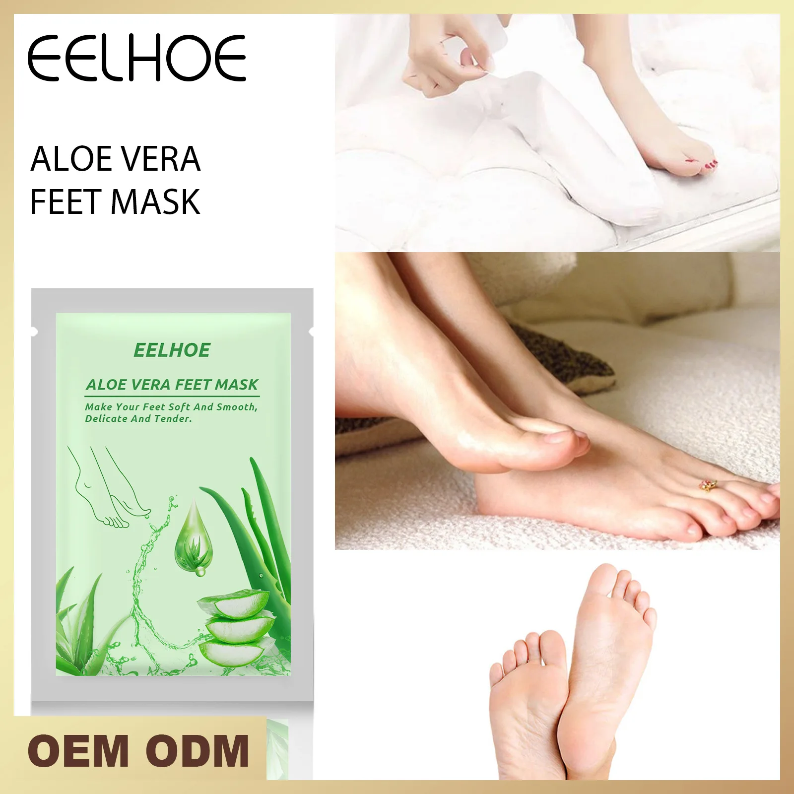 

Aloe Foot Mask Moisturizing Nourishing And Smoothing Foot Care Baby Foot Masks Feet Detox Foot Spa