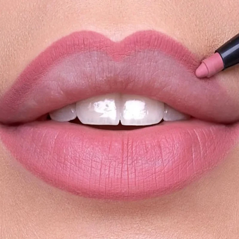 Matte Red Contour Tint Lipsticks Lasting Non-stick Cup Lips Makeup Cosmetic