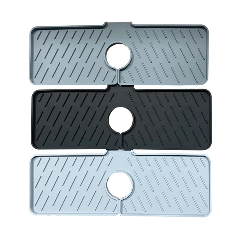 

Силиконовый коврик для кухонного смесителя, прочная дренажная Накладка для кухонной раковины, защита от брызг, для домашнего инструмента