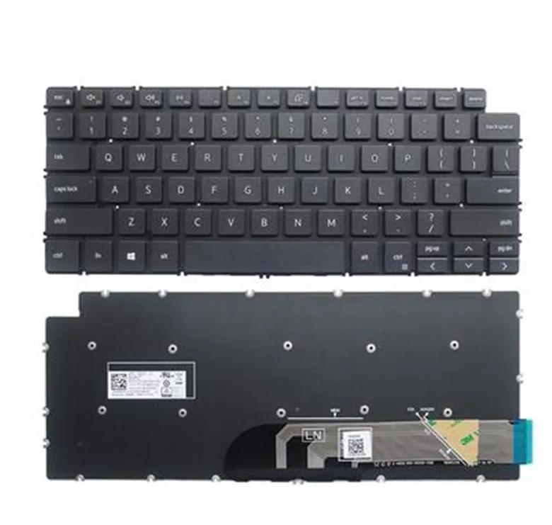 Новинка для Dell Latitude 3301 3410 E3301 P114G P120G клавиатура США с подсветкой серебристый