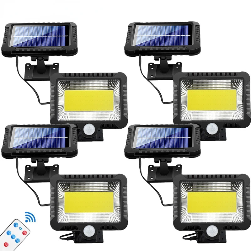 

Водонепроницаемый светодиодный настенный светильник на солнечной батарее, лампы с пассивным ИК датчиком, 3 режима, уличный светильник для д...