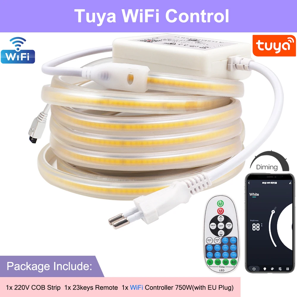 

GAHADA COB светодиодная лента 220В