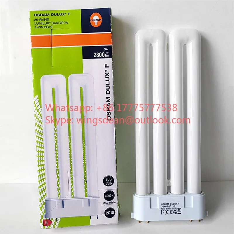 Цветная прожекторная трубка мощностью 36 Вт DULUX F Люминесцентная Вт/840