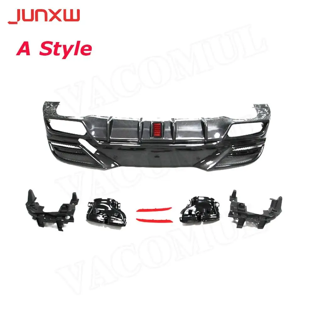 Углеродное волокно задний диффузор для Mercedes Benz GLE Class W292 GLE350 GLE63 AMG Coupe 2016-2019 Углеродное волокно задний диффузор для Mercedes Benz GLE Class W292 GLE350 GLE63 AMG Coupe 2016-2019