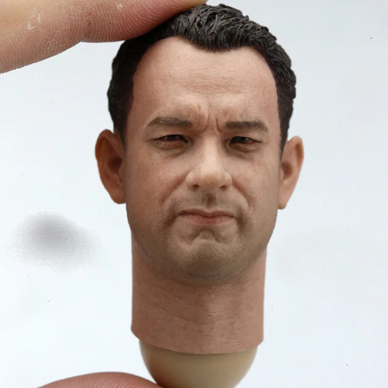 

1/6 Scale Captain John Miller Head Sculpt WW2 American Rangers Tom Hanks Head Carving Model Toy
