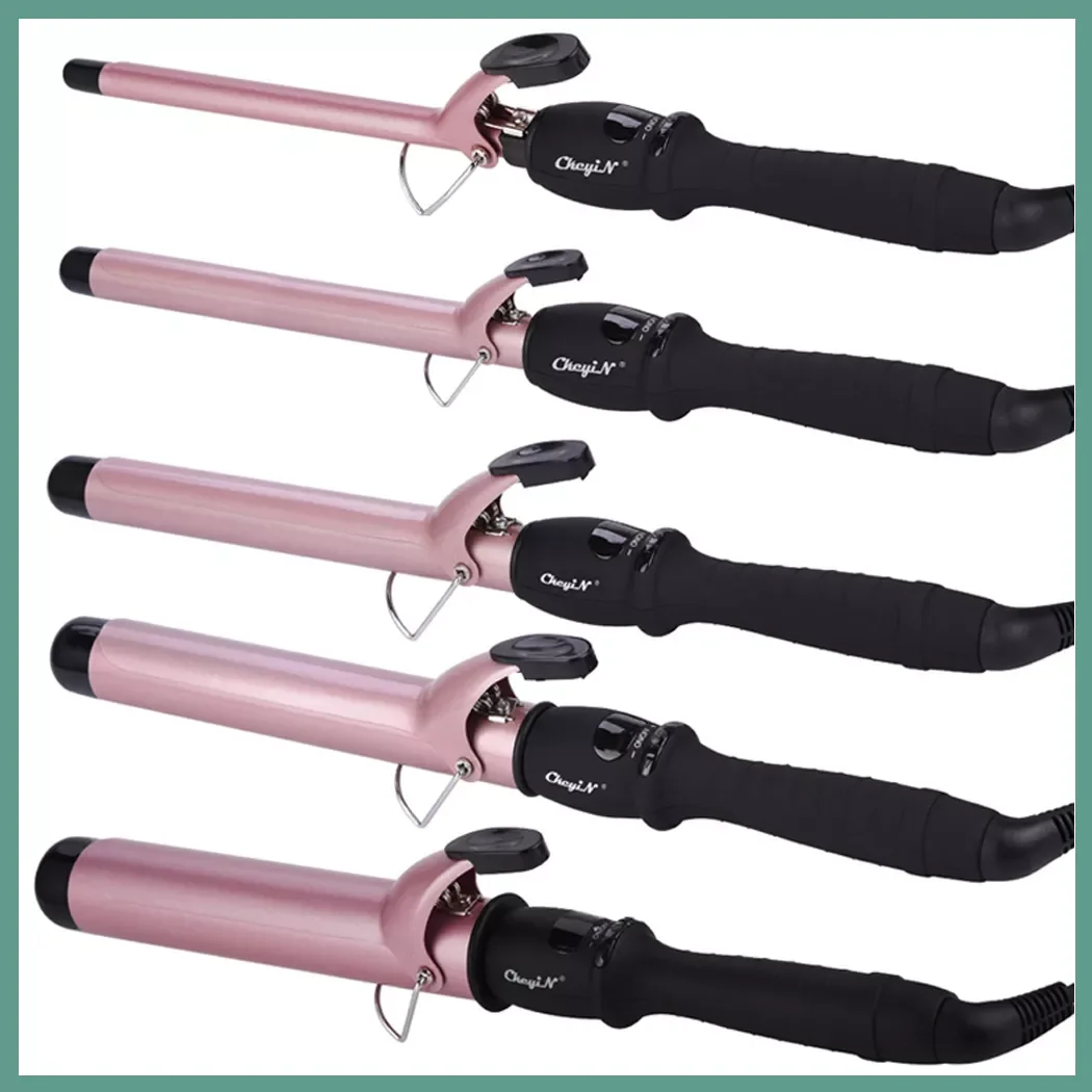 

30 Groups Temperature Setting Electric Hair Curler Long Curling Tong Wand 13-38mm Professional Hair Curling Iron LCD Screen 31