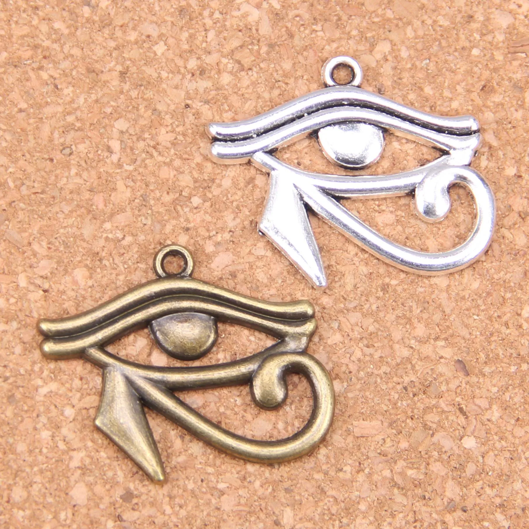 

32pcs Charms ancient egypt eye of Horus 33x27mm Antique Pendants,Vintage Tibetan Silver Jewelry,DIY for bracelet necklace