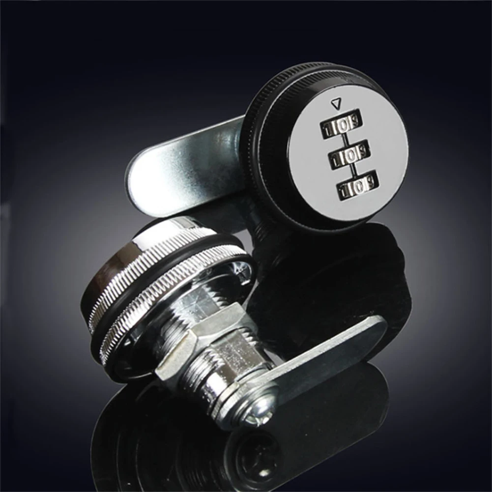 

20Mm Password Cam Lock Thickened Lock Sheet Letterbox Combination Lock Mechanical Zinc Alloy Three-Digit Password Cam Lock-1Pcs