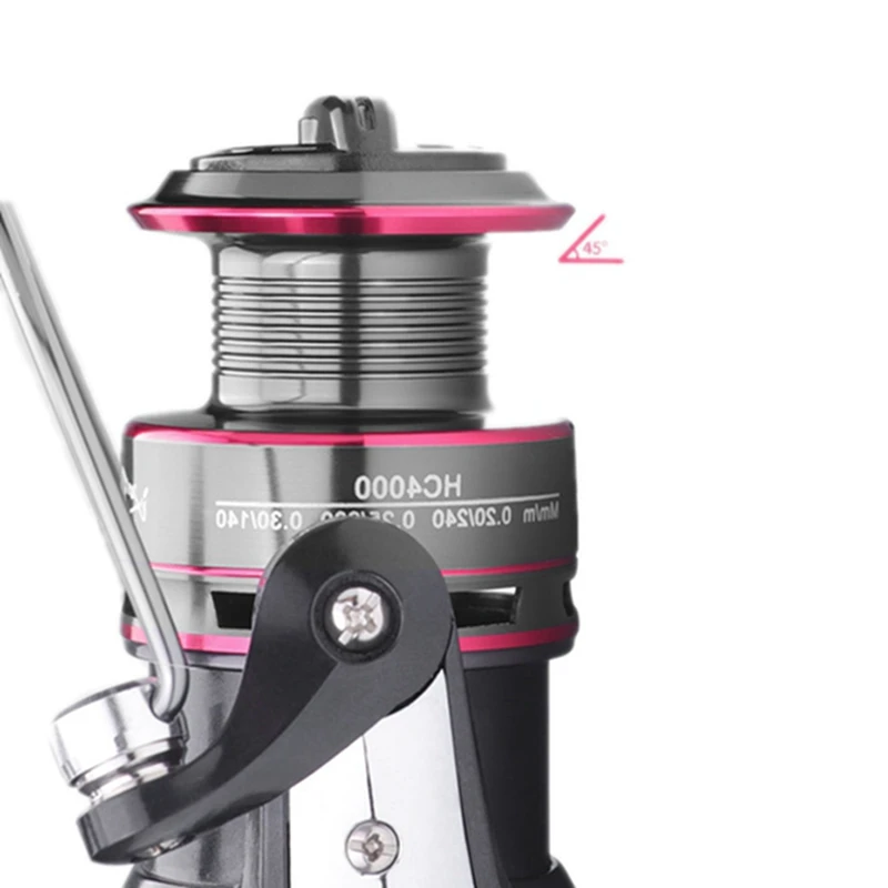 Рыболовная спиннинговая катушка серии 500-7000 металлическая Катушка 5 2: 1 высокая