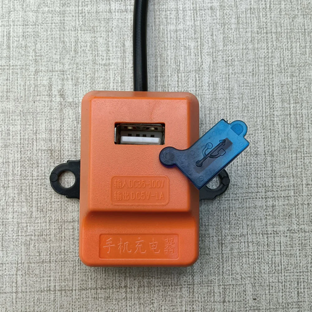 48В 60В 72В до 5В ​ USB-зарядное устройство для мотоцикла USB-адаптер SAE 1A телефона