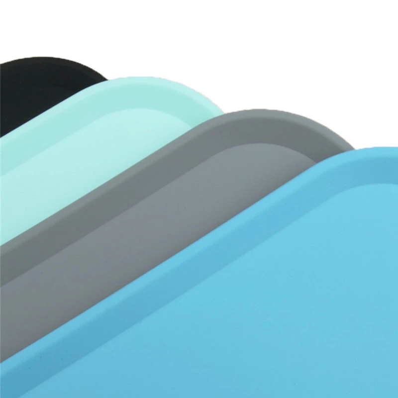 Водонепроницаемый Силиконовый Коврик Для Домашних Животных Однотонная Подложка