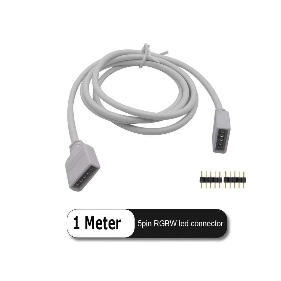 

Удлинитель для кабеля RGBW, 5 контактов, 1 м, 2 м, 3 м, 4 м, 5 м, 10 м