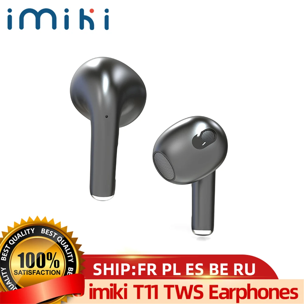 

TWS-стереонаушники Imiki T11 с поддержкой Bluetooth и сенсорным управлением