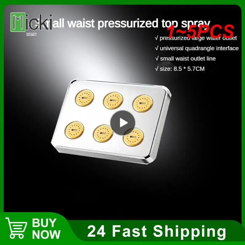 

Лейка для Дождевого душа, миниатюрная насадка для душа высокого давления, водосберегающая, аксессуары для ванной комнаты, 1-5 шт.