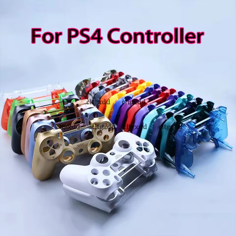 Фото Комплект из 3-х частей для замены верхней панели корпуса PS4 JDS-040 JDM-040, сменная крышка рукоятки игрового контроллера №1