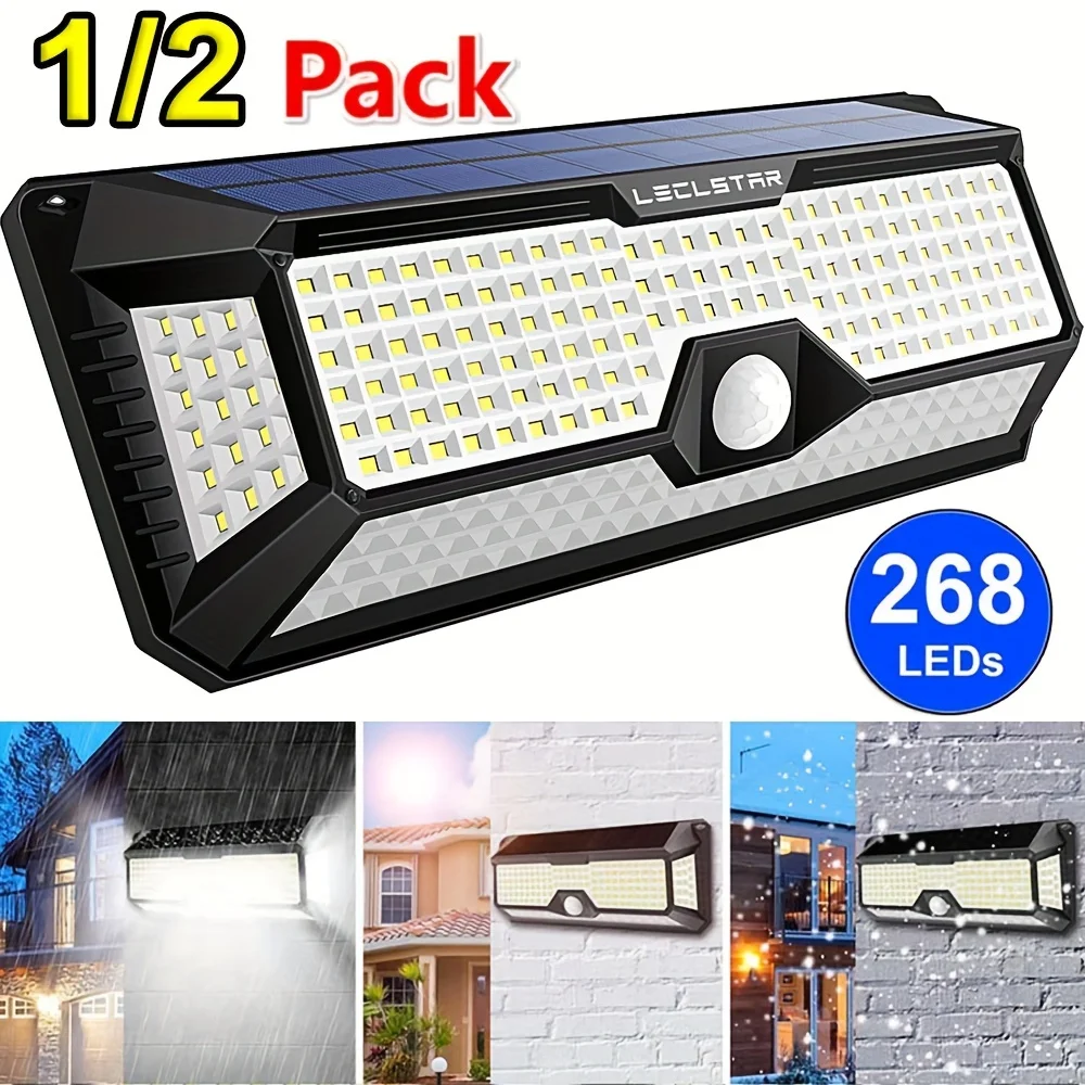 1/2 шт. уличная лампа на солнечной батарее