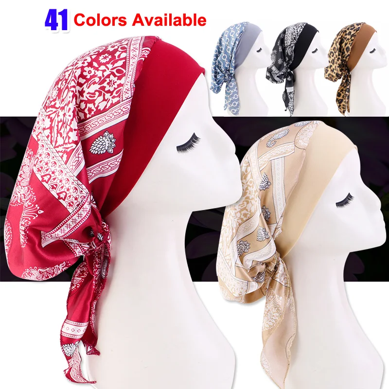

Hijabs Head Wrap For Woman Turbans Foulard Femme Instant Hijab Scarf Hat Cap Headscarf Muslim Woman Turban Head Handkerchief