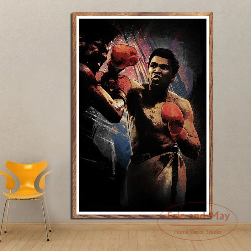 

Posters And Prints Boxer Fighters The Legends Sports Movie Pictures On The Wall Canvas Painting Decoration Home Decor Plakat