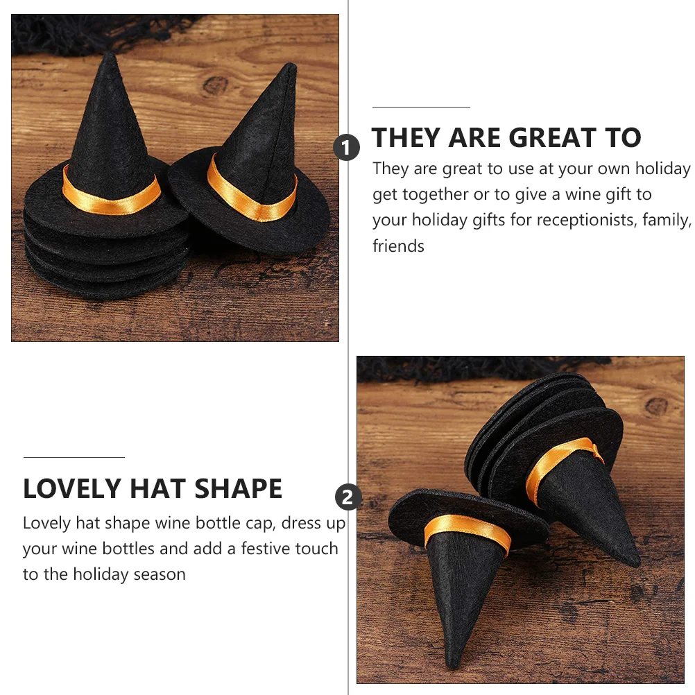 10 шт. повязка на голову мини-шляпа ведьмы мисс Хэллоуин сладости маленькие
