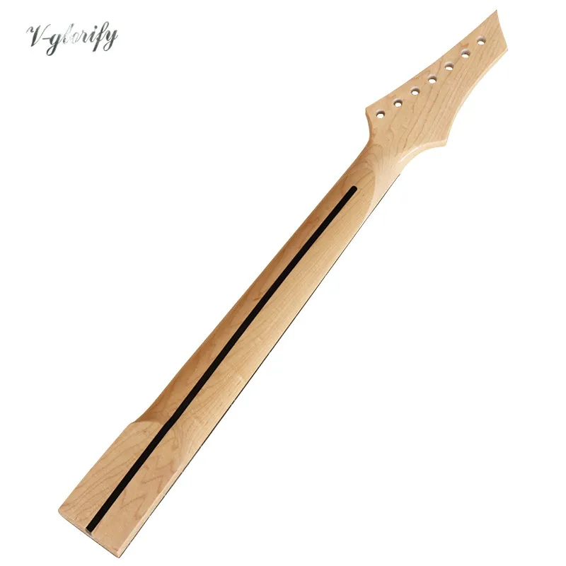 Гриф для электрогитары гитарный 24 лада 7 струн Канада клен высокоглянцевый