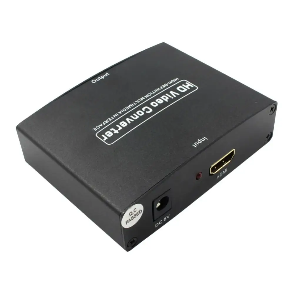 

Адаптер HD 1080P HDMI-совместимый с 5 RCA RGB компонентами YPbPr Видео R/L аудио конвертер адаптер