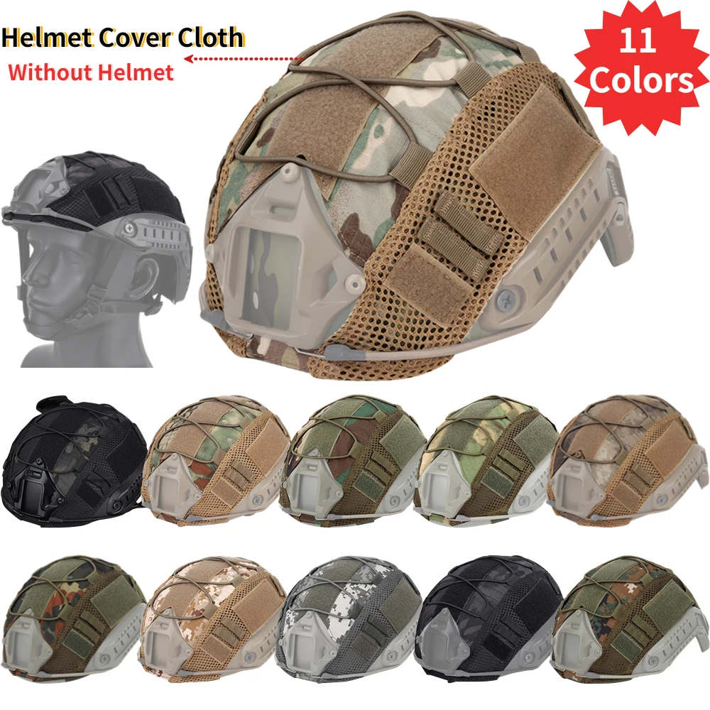 

Helmet Cover Airsoft Hunting Accessories CS War Game Helmet Cloth Wear-Resistant Nylon Cloth Tactical Military Helmet Mesh Cover