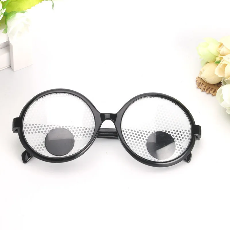 

NEW Funny Googly Eyes Goggles Shaking Eyes Party Glasses Toys for Party Cosplay Costume Props Halloween Party Decoration