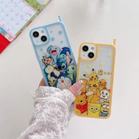 disney stitch pokemon pikachu iphone 13 12 mini 11 pro x xr xs max 7 8 6 plus cartoon cute character collection phone case