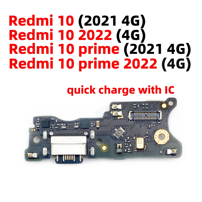 Для xiaomi redmi 10 prime 2021 2022 4G док-разъем USB зарядное устройство зарядный порт гибкий
