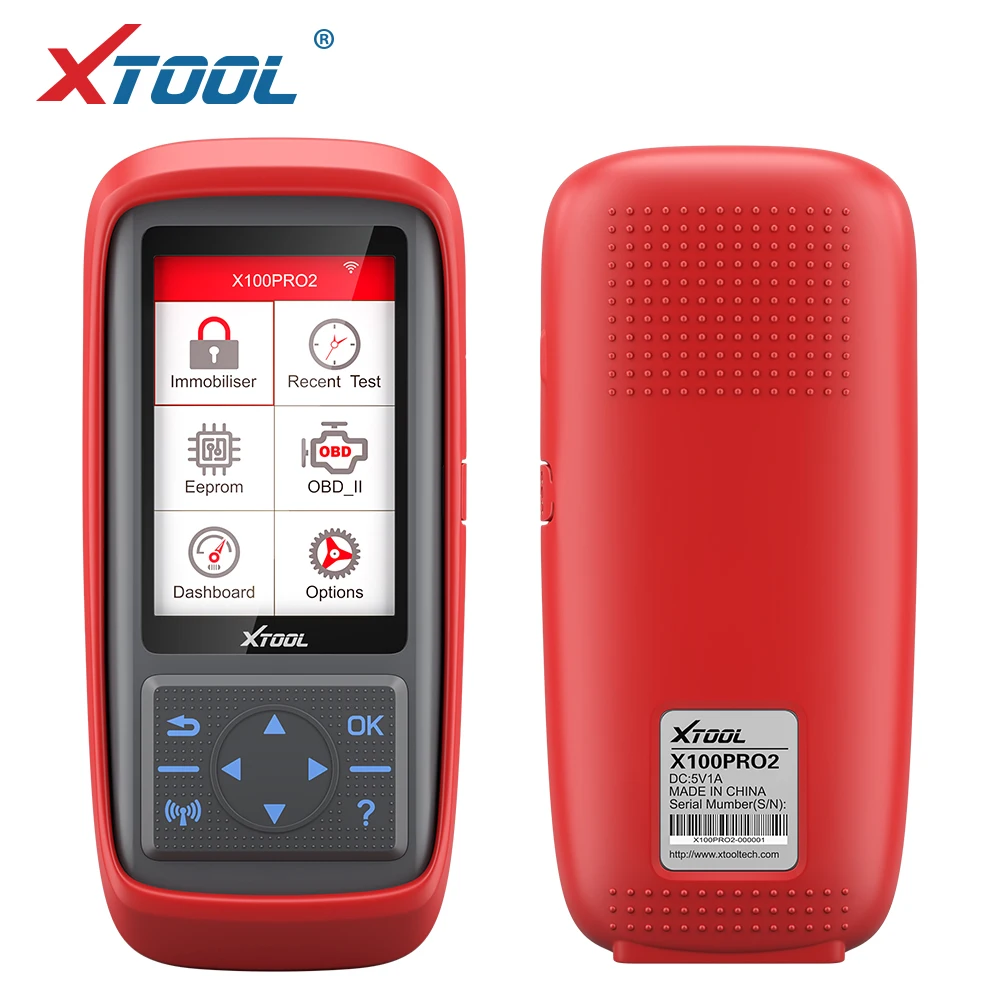 

Программатор ключей XTOOL X100 PRO2, инструмент для диагностики приборной панели OBD2, считыватель кодов EEPROM, USB, Одно нажатие, обновление