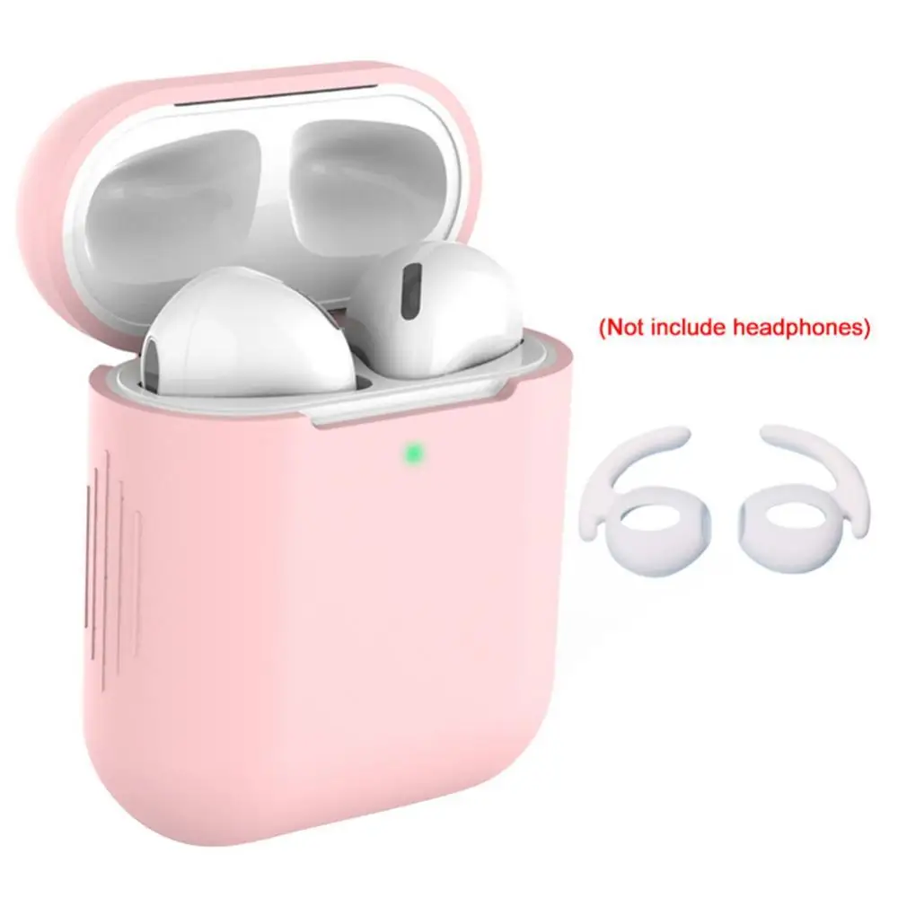 

Защитный Мини-чехол, силиконовый контейнер для хранения с защитой от царапин для Air-Pods 1 2