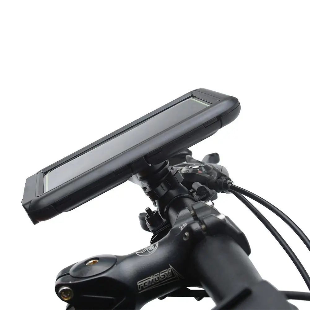

Upgrade Waterproof Bicycle Phone Bag Case Cover Motorcycle Bike Handlebar Cell Phone Mount For PFS (6.5 inches) PDS (6.8 inche)