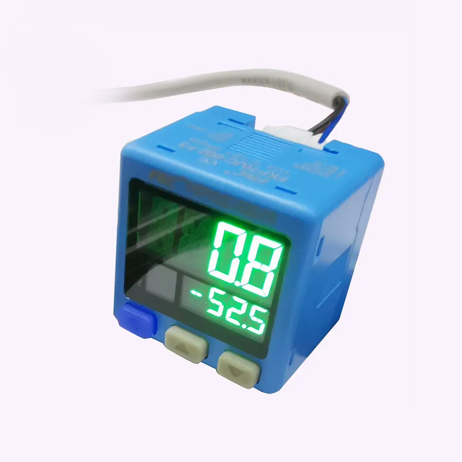 

FKP70 -100.0 ~ 100.0KPa Gas Fluid Pressure Sensor Switch, 3-digit display, G1/8 M5 interface gassy Pressure Transducers