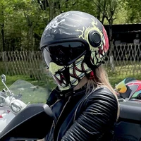 dot certified motorcycle helmet modular dual visor dual lens off road helmet open full face motocross helmet adult