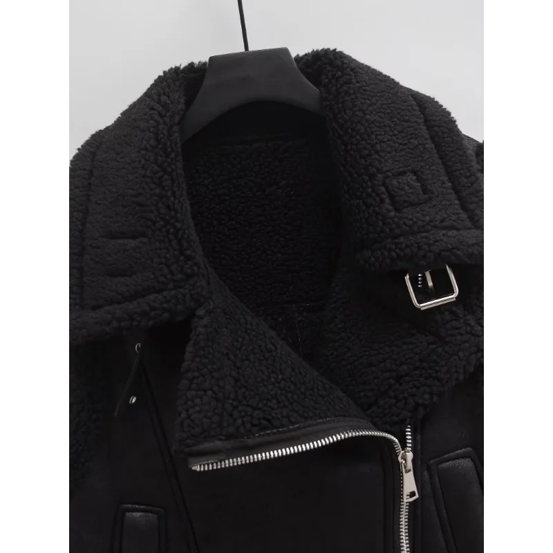 TRAF ZR Меховые жилеты Осенняя верхняя одежда Стеганый жилет Винтажный