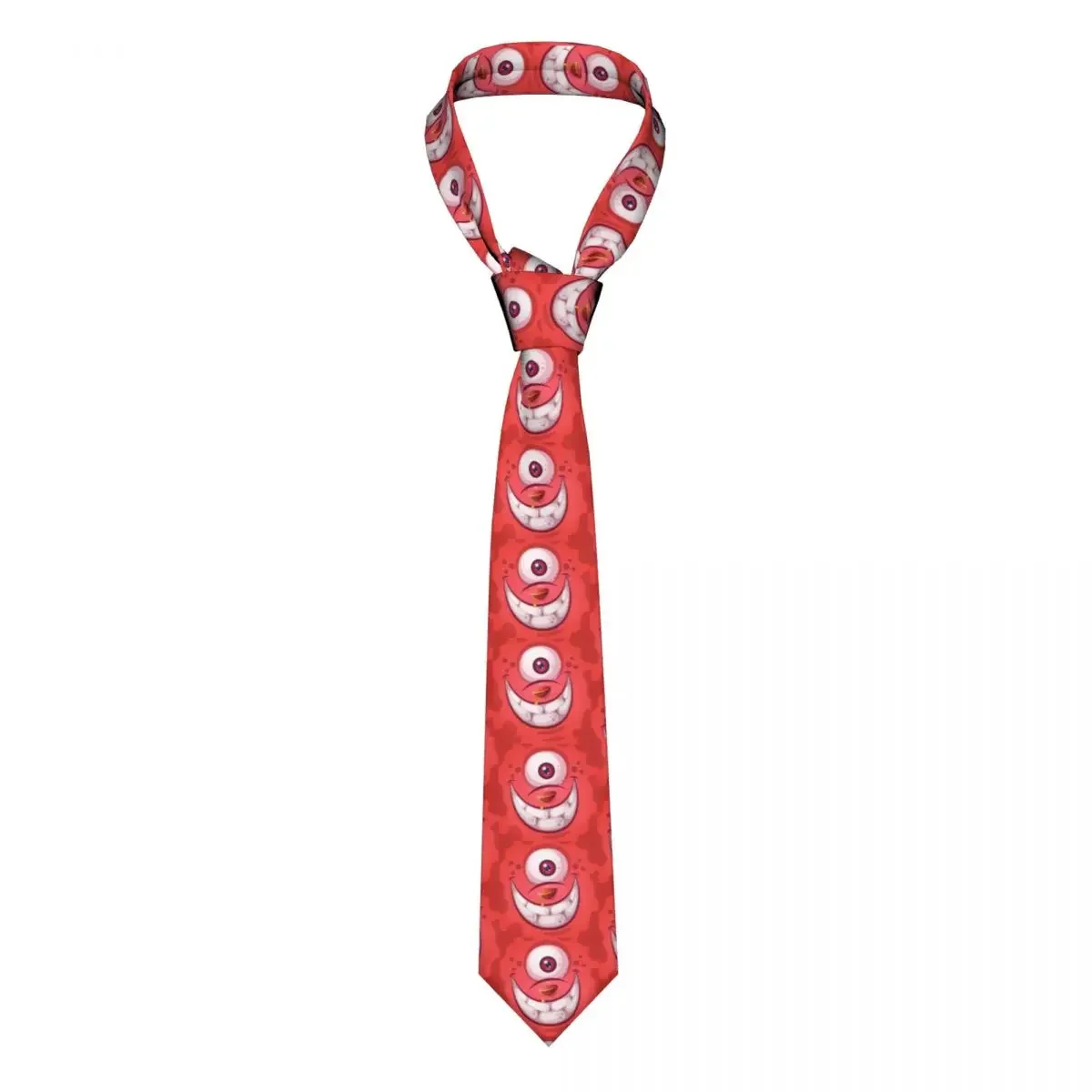 

Cute And Crazy Cartoon Monster Neckties Polyester 8 cm Cute Animals Neck Ties for Mens Silk Wide Accessories Gravatas Business
