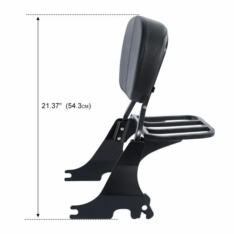 Фото Комплект стыковки багажа с низкой спинкой для мотоцикла Sissy Bar для Harley Sportster 883 1200 2004-2023 №4