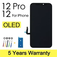 100 new premium lcd for iphone 12 pro display touch screen replacement factory display for iphone 12 pro max lcd